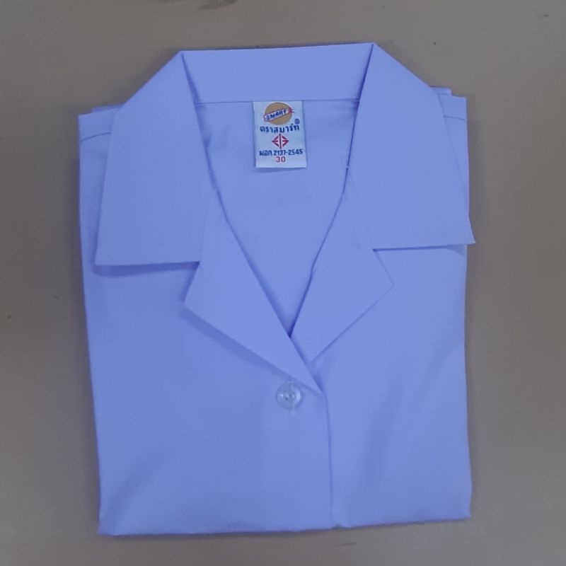 เสื้อนักเรียนหญิง คอฮาวาย ป.1 – ป.4 ปักชื่อ + อักษรย่อโรงเรียน ราคาประหยัด size 30-44 ห้ามพลาด! ราคา ถูกที่สุด ดีลบีเคเค แกลเลอรีภาพที่ 5