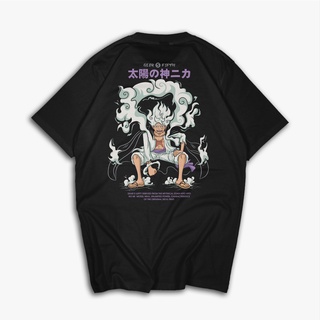 เสื้อยืดผ้าฝ้ายพรีเมี่ยม 【hot tshirts】เสื้อยืด พิมพ์ลายอนิเมะลูฟี่เกียร์ 5 Fifth One Piece2022