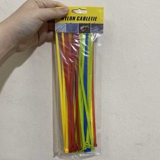 เคเบิ้ลไทร์ คละสี 10" Nylon Cable Tie