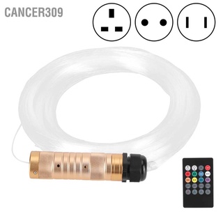 Cancer309 ไฟเบอร์ออปติก 10W Rgbw พร้อมรีโมตคอนโทรล สําหรับตกแต่งเพดานรถยนต์ Ktv 0.75 มม. X 2 ม.