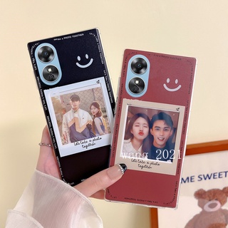 2023 New Cute Phone Case เคส OPPO Reno8 T A78 5G 4G Reno 8 8T Reno8T Casing Trendy Transparent Ultra Light Silicone Soft Case Back Cover เคสโทรศัพท