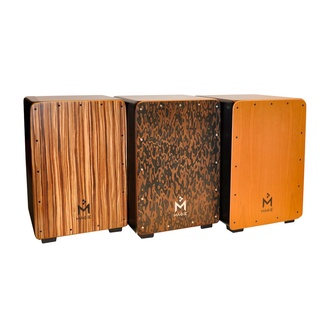 Magie Cajon Drum รุ่น MC38-ลายใหม่ฮอต กลองคาฮองนั่งตี มากี เครื่องดนตรี เครื่องเคาะจังหวะ กลองพกพา อคูสติก