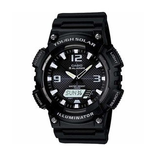 Casio Standard นาฬิกาข้อมือ สายเรซิ่น รุ่น AQ-S810W-1AVDF (ดำ)