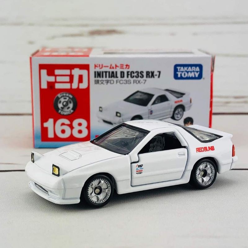 รถเหล็ก​Tomica​ ของแทั no. 168 i​nitial fc3s​ RX7 168​