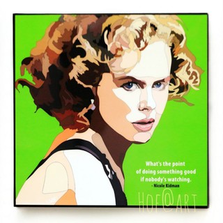 Nicole Kidman นิโคล คิดแมน นักแสดง​ Hollywood ดารา รูปภาพ​ติด​ผนัง​ pop art​ กรอบรูป​​ ของขวัญ รูปภาพ​ ของแต่งบ้าน