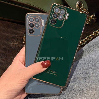 เคสโทรศัพท์ OPPO A94  การชุบเคสหลังโทรศัพท์สำหรับ OPPO A93 A92 A91 A73 A72 A52 A53 F9 Pro ป้องกันการตกTpu ปกอ่อน