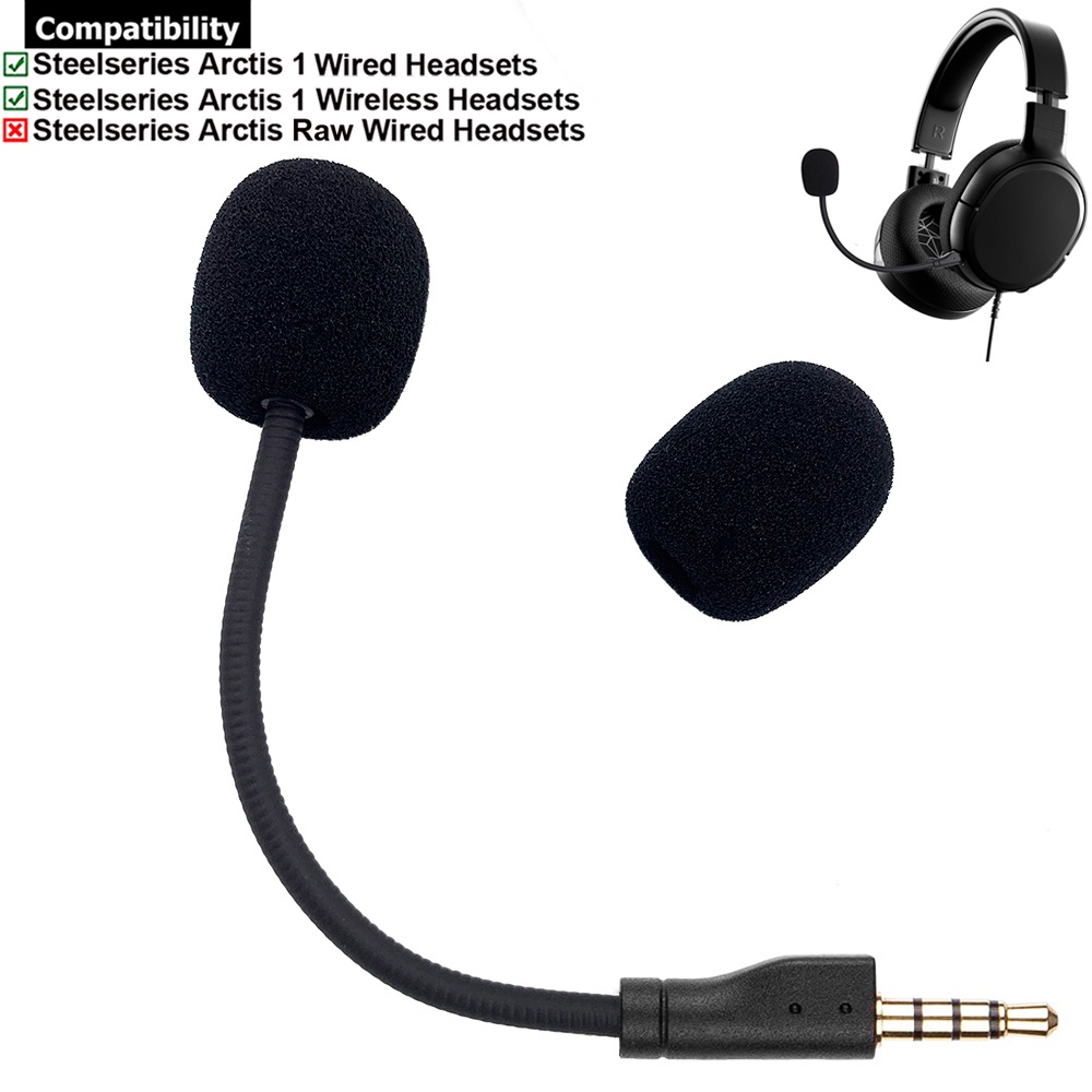 Ofc บูมไมโครโฟนเกมมิ่ง Aux 3.5 มม. ถอดออกได้ แบบเปลี่ยน สําหรับ Steelseries Arctis 1 1.0 One