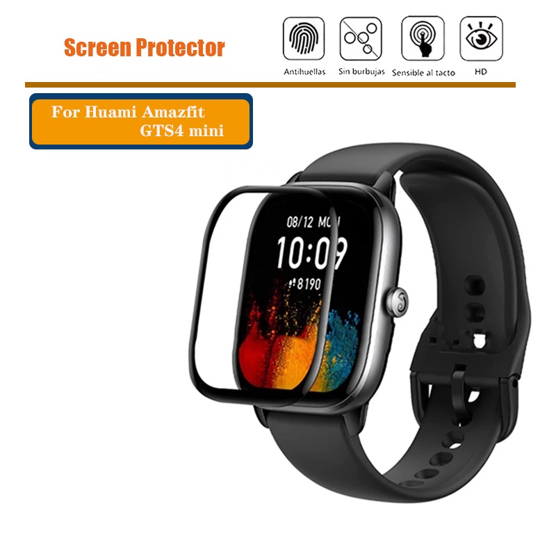 ฟิล์มกันรอยหน้าจอ HD 3D PMMA สําหรับ Huami Amazfit GTS 4 Mini