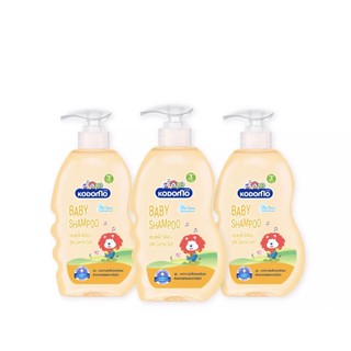 3 ขวด | KODOMO แชมพูเด็ก โคโดโม สูตร Gentle Soft สำหรับเด็กอายุ 3 ปี ขึ้นไป 400 มล. 3 ชิ้น (สีส้ม)