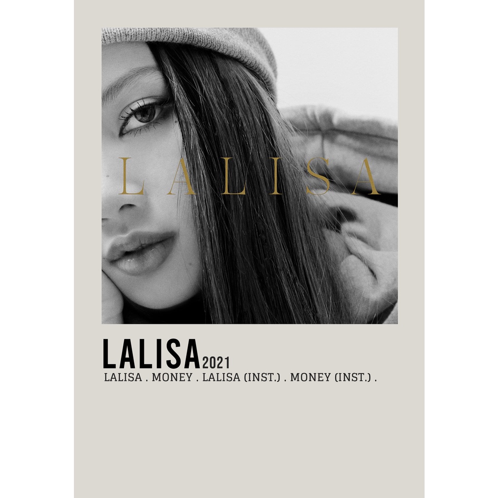 ฝาครอบโปสเตอร์ LALISA by LISA สําหรับห้อง/บาร์เบอร์ยิม