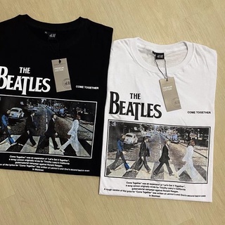 &lt;Tope Beatles Abbey Road) เสื้อยืด พิมพ์ลายวงดนตรี สไตล์วินเทจ