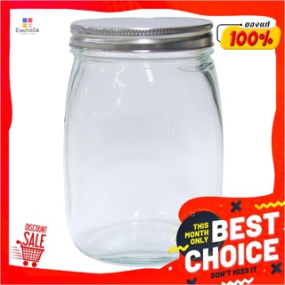 ขวดโหลฝาเกลียวสเตนเลส ขนาด 1000 มล.Jar Wth Stainless Lid 1000Ml.