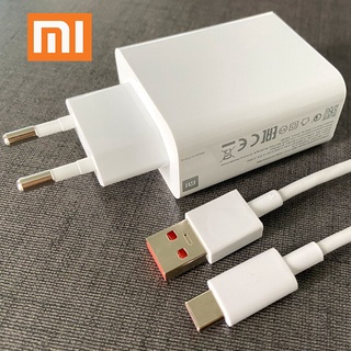 Xiaomi 27W EU อะแดปเตอร์ชาร์จเร็ว QC 4.0 เทอร์โบชาร์จ 5A สาย usb type c สําหรับ mi 11 10t 9t pro mi11 Redmi note 10 pro