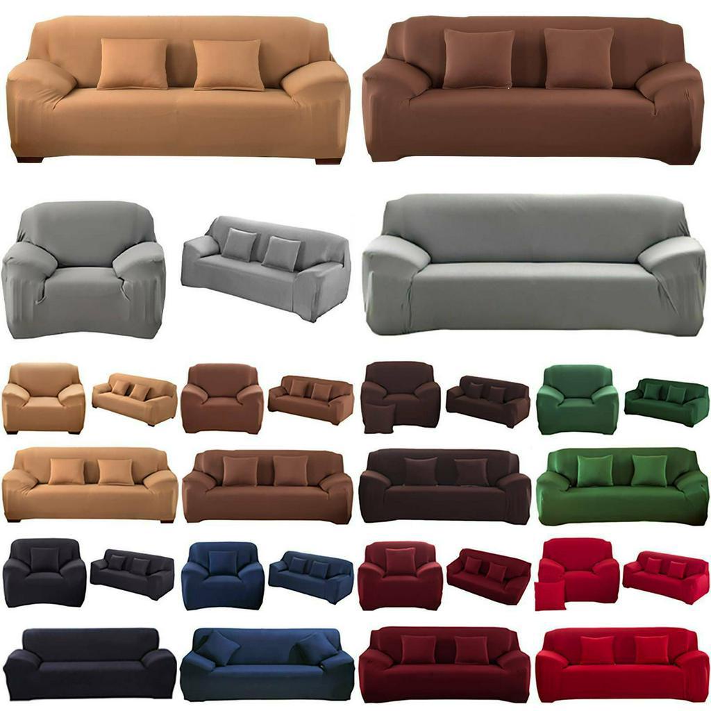 Ready 1234 Seater Universal Stretch Chair Sofa Covers Couch Cover