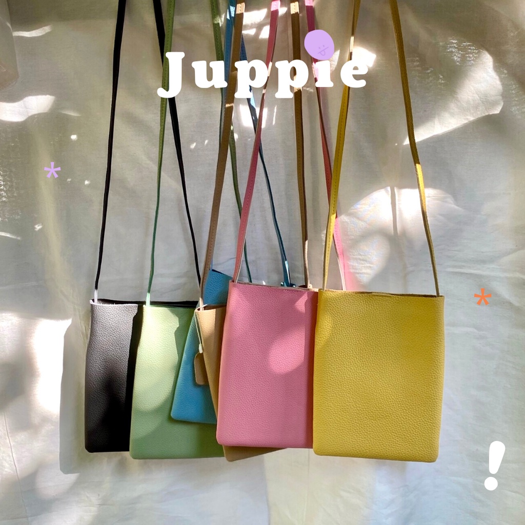 SALE Butterjoyco Juppie crossbody bag หนังแท้