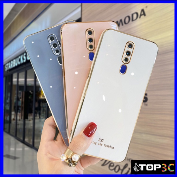 เคส OPPO F11 pro เคส OPPO F11 เคส OPPO A9 2020 A5 2020 A16 A5S A7 A12 F9 A3S A12E A53 A33 โทรศัพท์แฟชั่นขอบตรง ZB