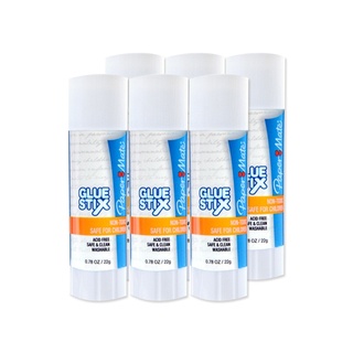 เปเปอร์เมท กาวแท่ง 22 กรัม แพ็ค 6 แท่ง101347Paper Mate Glue Stick 22g 6 Pcs/Pack Paper Mate Glue Stick 22g Pack of 6 101