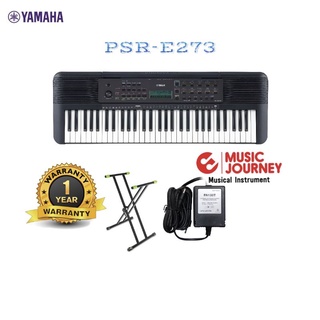 YAMAHA PSR-E273 Portable Keyboard คีย์บอร์ดไฟฟ้ายามาฮ่า รุ่น PSR-E273 แถมขาตั้ง