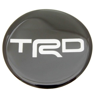 สติกเกอร์ติดดุมล้อ TRD ขนาด 52mm. 1 ชุดมี 4 ชิ้น