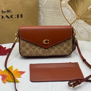 🔥ผ่อนได้🔥Coach Pochette Size 21.5 cm งาน Hiend 1:1