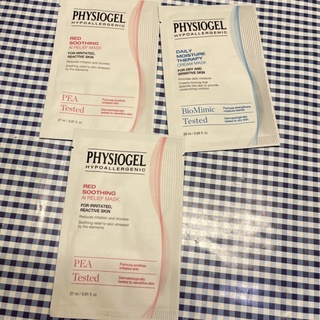 Physiogel Red Soothing AI Relief Mask 27 ml. /  Physiogel Daily Moisture Therapy Cream Mask 28 ml.