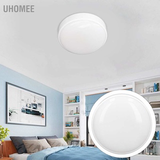 Uhomee โคมไฟเพดาน Led ทรงกลม กว้าง 6500K 20W กันน้ํา สําหรับห้องนอน ห้องนั่งเล่น ห้องน้ํา