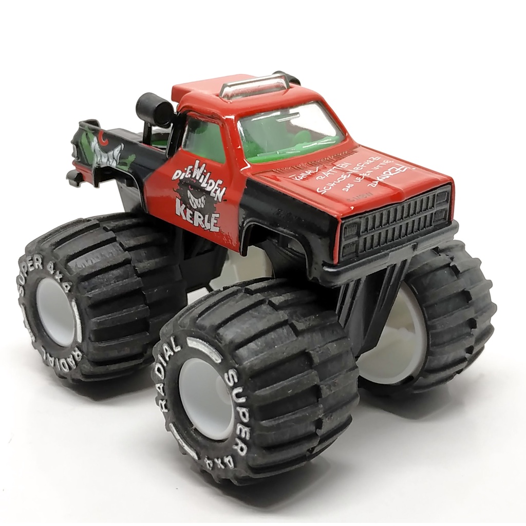 Majorette Monster Truck - Chevrolet Blazer 4x4 - Rockers Die Wilden Kerle - Red Color /scale 1/62 (3