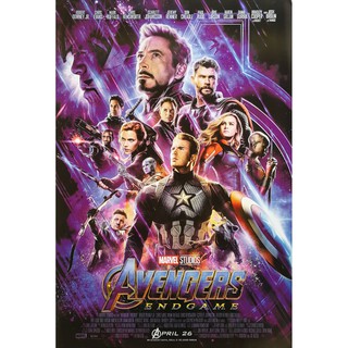 โปสเตอร์ หนัง อเวนเจอร์ส เผด็จศึก AVENGERS Endgame 2019 POSTER 24”x35” Inch Superhero Marvel