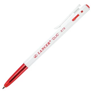ปากกาลูกลื่น Lancer Clic ปากกาลูกลื่น แลนเซอร์ คลิ้ก 878 0.7mm