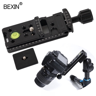 Bexin ball head tripod Nodal Slide Rail Camera Bracket long Quick Release Plate mount Clamp For Arca Swiss Panoramic Macro Shoot