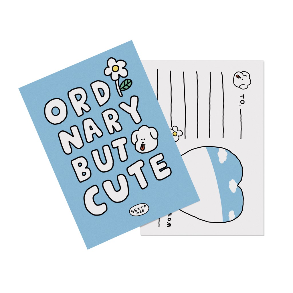 ssktmmee - regular postcard (ordinary but cute)