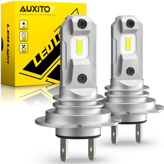 Auxito หลอดไฟตัดหมอก H7 LED 12000LM 6500K CSP สว่างมาก สําหรับรถยนต์ 2 ชิ้น