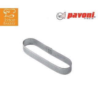 Pavoni XF15 Monoportion Oval Microperforated 125x30xH20 mm./พิมพ์ทาร์ต