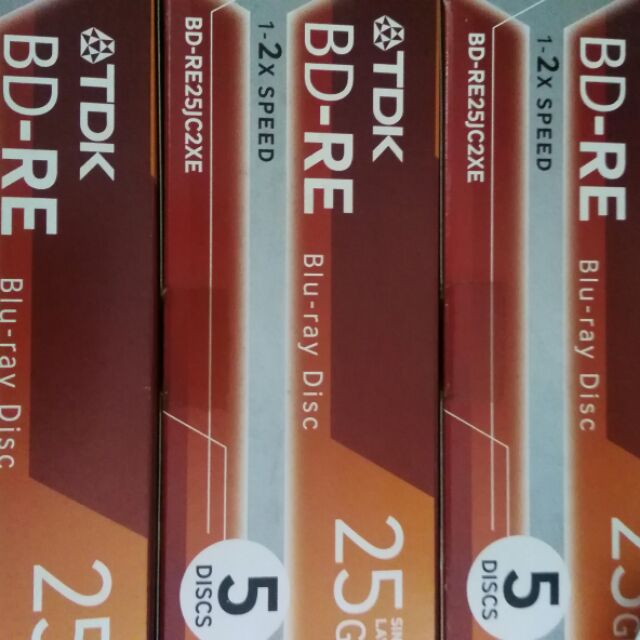 TDK Blu ray disk 25 Gb