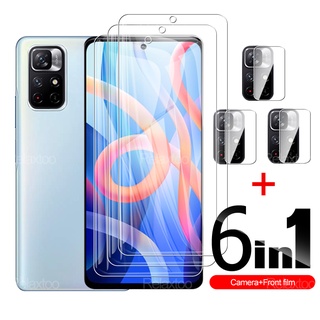 6in1 Tempered Glass For xiaomi Redmi Note 10 phone film Note10 10 t 10 4G 10S 10 Pro 10 Pro Max redmi 10 tempered film