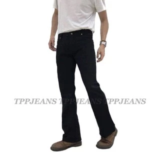 SuperBlack กางเกงยีนส์ขาม้าชาย ทรงสวย ป้ายหนังแท้ Size 28-38 รับชำระปลายทาง