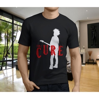 เสื้อยืดโอเวอร์ไซส์เสื้อยืด ลายวงร็อค He Cure ภาษาอังกฤษ Robert Smith สีดํา สําหรับผู้ชาย 2022 DIYS-4XL