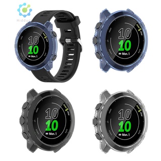 Hidduck Tpu เคสกรอบสําหรับ Garmin Forerunner 55/158 สมาร์ทวอทช์