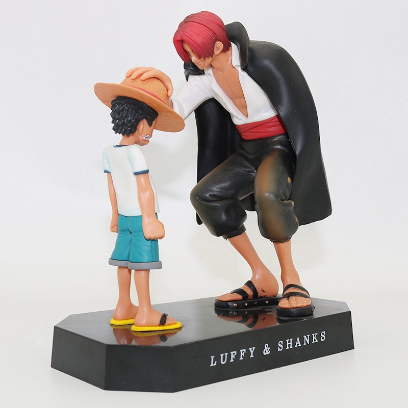 Anime One Piece Luffy and Shanks Memory Of Childhood PVC Action Figure Toys New