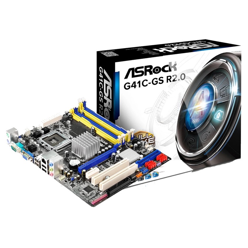ASROCK Mainboard G41C-GS INTEL 775 (VGA On)