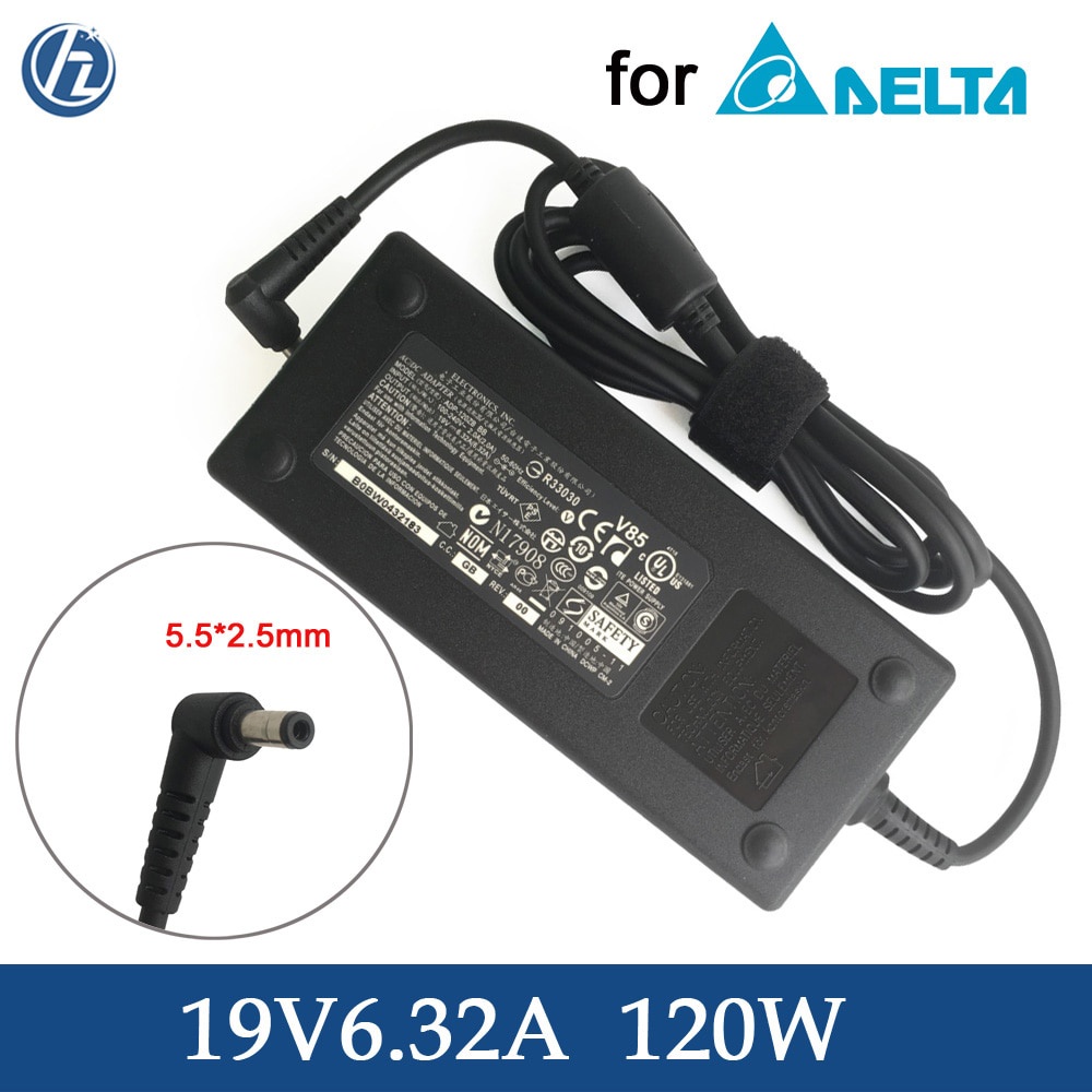 19V6.32A 120W อะแดปเตอร์ AC สําหรับ DELTA ADP-120MH D Power Charger สําหรับ MSI GX600/MS-163A GX720/