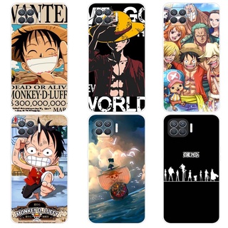 เคส ออปโป้ OPPO A93 4G F17 Pro Reno4 F Reno 4 Lite Case การ์ตูน One Piece เคสซิลิโคน Soft TPU โทรศัพท์มือถือ Back เคส