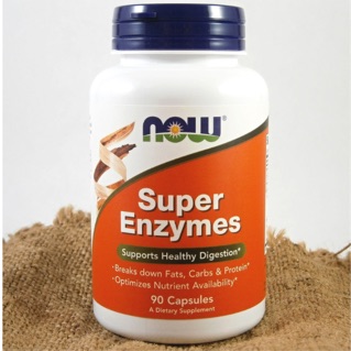 🔥พร้อมส่ง🔥สินค้าอเมริกา🇺🇸Now Foods Super Enzymes, 180 Capsules