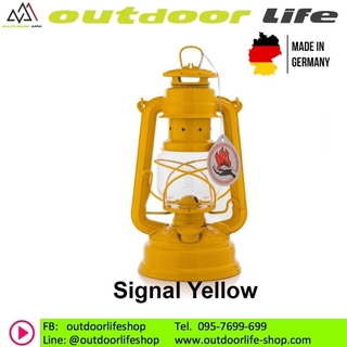 Feuerhand Hurricane Lantern 276 signal yellow ตะเกียงมือไฟ