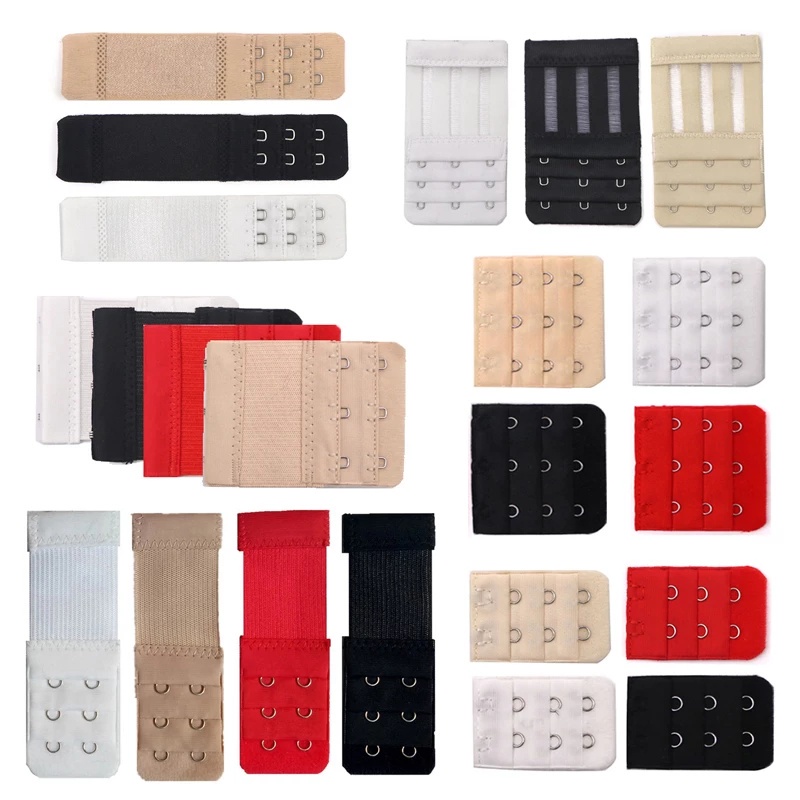 [Hot]Bra Extension Strap Extenders /Women Adjustable Belt Buckle/Nylon Elastic Bra Extension Strap Hook Clip Expander