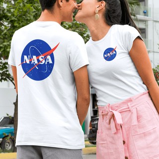 พิมพ์นิยม ® เสื้อยืดสกรีนลายกราฟิกผ้า Cotton 100% พร้อมส่ง ! (คอกลม) 💫 เสื้อ NASA original 🪐เสื้อคู่ 👩‍❤️‍👨 เสื้อกลุ่ม 👩