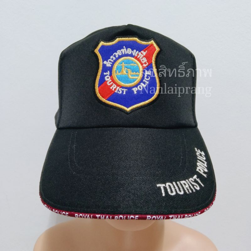 หมวกแก๊ป Tourist police สีดำ