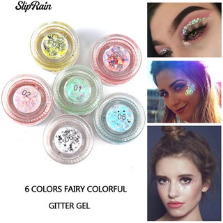 🌹♥ Fairy Glitter Gel เน้นผู้หญิงแต่งหน้า Eye Lip Face Cosmetic