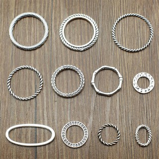 Round Connector Charms Diy Fashion Jewelry Accessories Parts Craft Supplies Charms For Jewelry Making