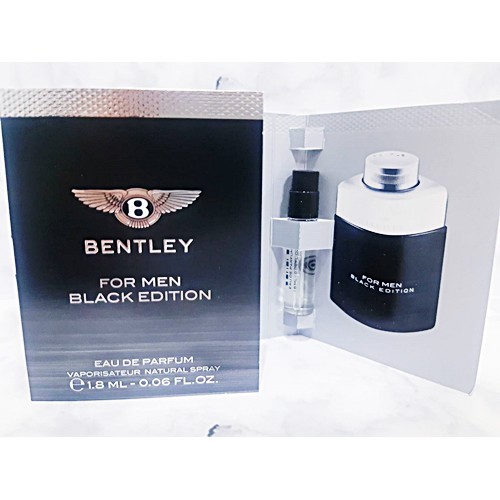 Bentley For Men Black Edition EDP. 1.8ml. แท้ค่ะ